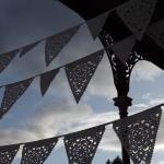 Cream Wedding banner, ivory..